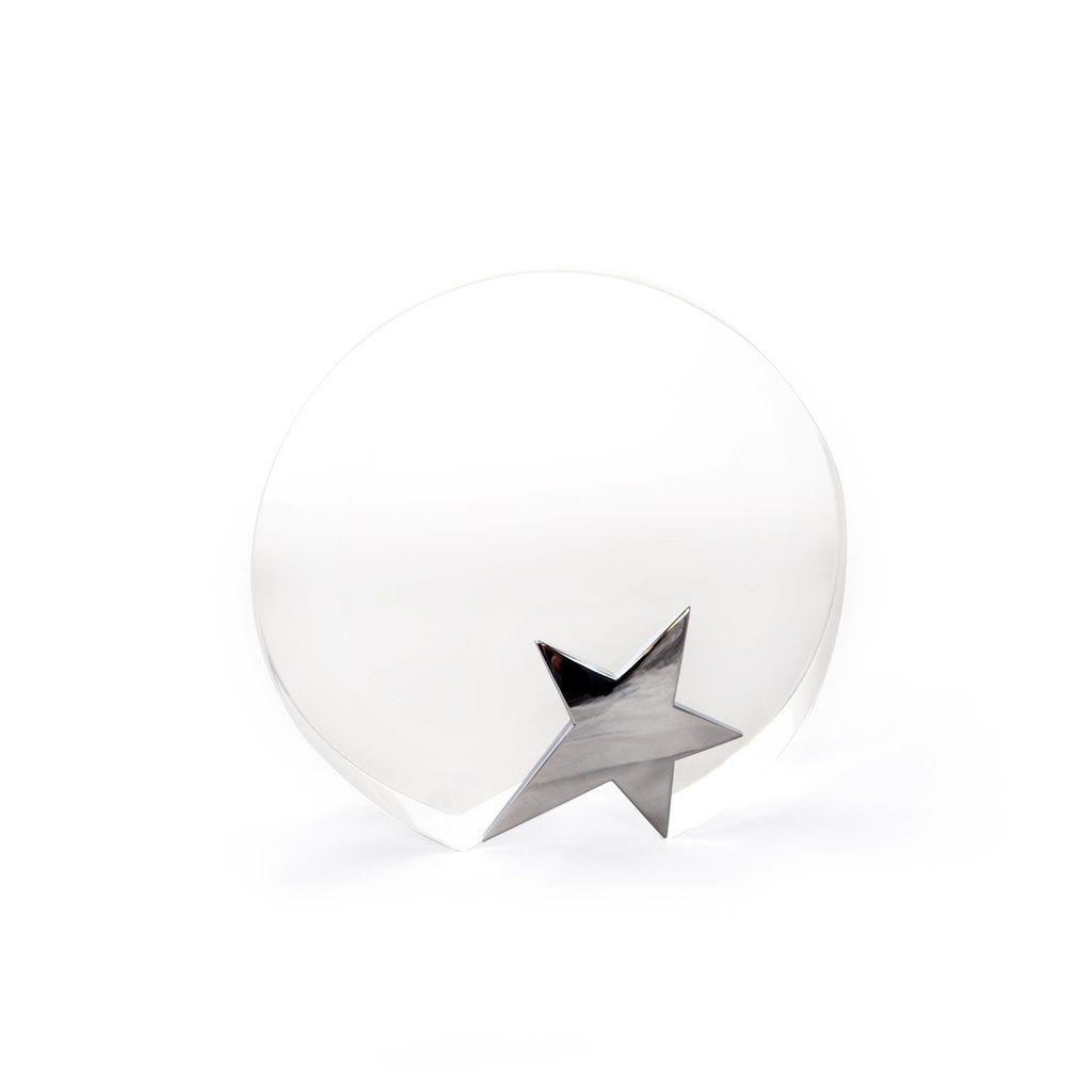 Silver Star with Circle Logo - Optical Crystal Circle Award | Crystal & Awards | Concept Incentives ...
