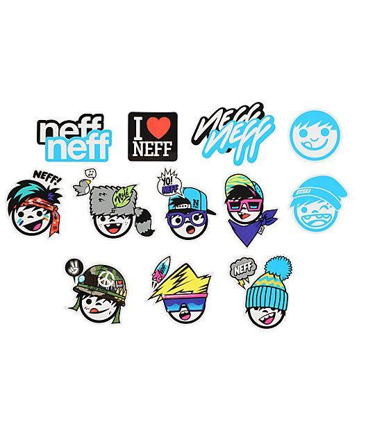 Zumiez Neff Logo - Neff Sticker Pack