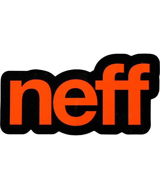 Zumiez Neff Logo - Neff Corp Black Sticker