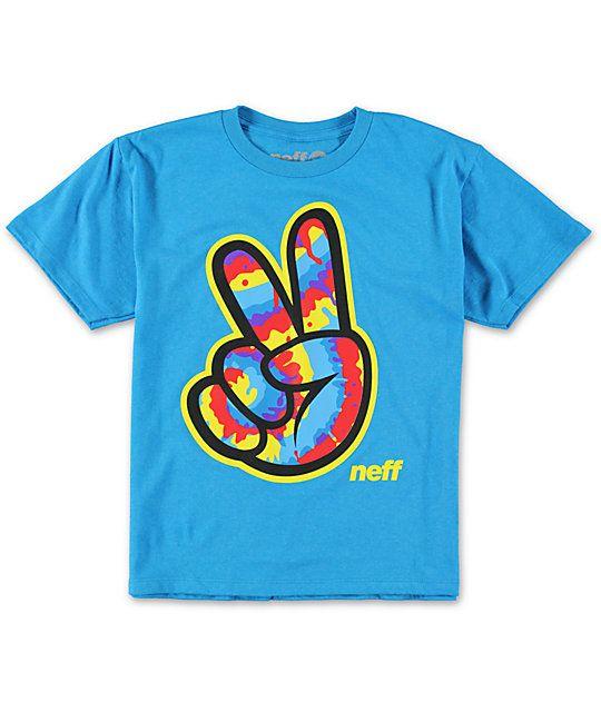 Zumiez Neff Logo - Neff Boys Concord Turquoise T-Shirt | Zumiez