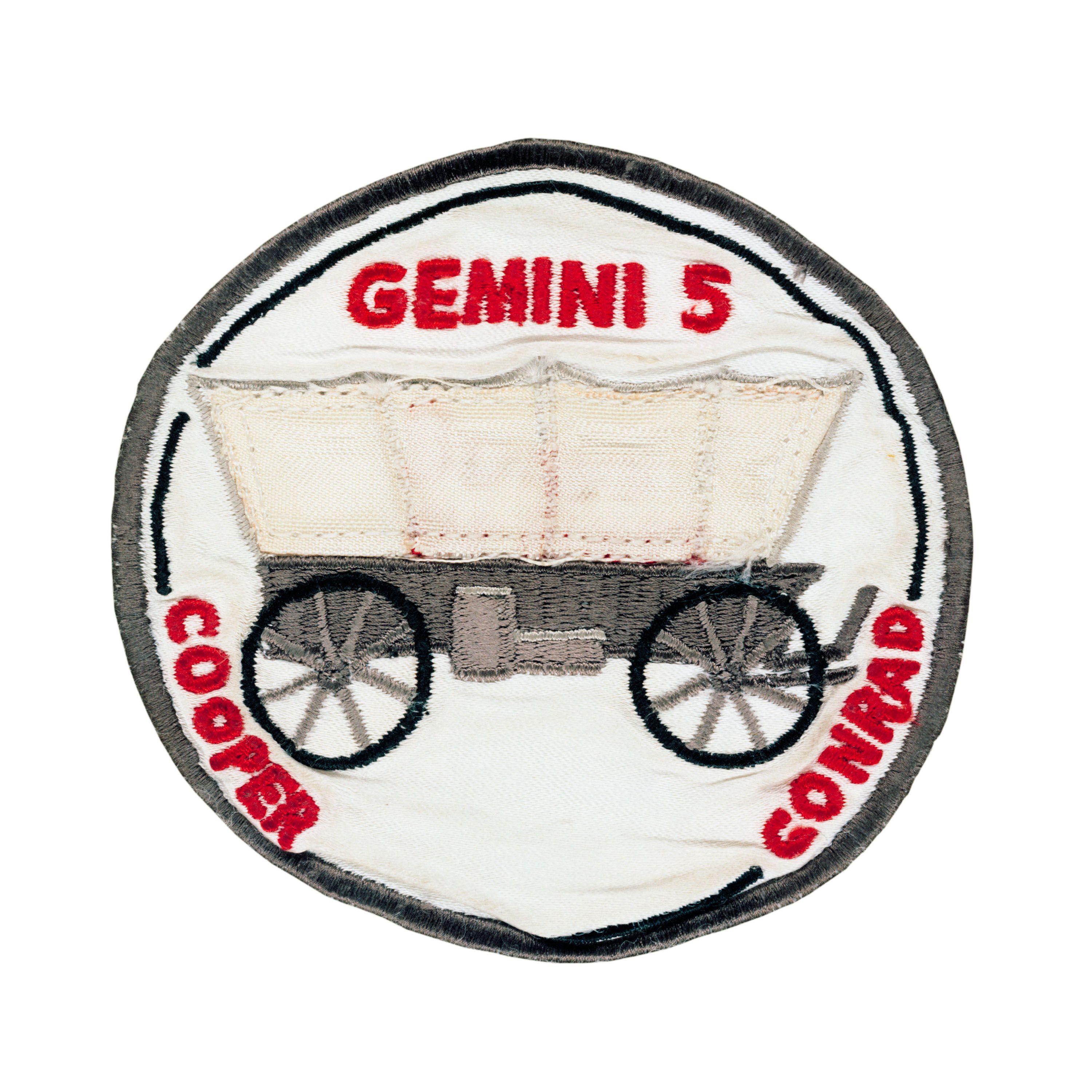 NASA Gemini Logo - MISSION PATCH - GEMINI-5 SPACE FLIGHT - MSC | NASA Image and Video ...