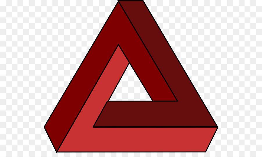 Paradox Triangle Logo - Penrose triangle Paradox Clip art Clipart png download