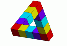 Paradox Triangle Logo - Penrose triangle