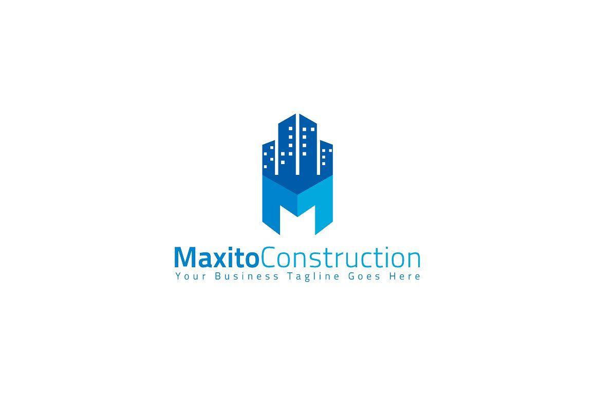 H Construction Logo - Maxito Construction Logo Template ~ Logo Templates ~ Creative Market