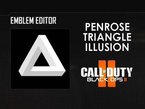 Paradox Triangle Logo - Penrose Triangle Illusion - Black Ops 2 Emblem Tutorial by ...