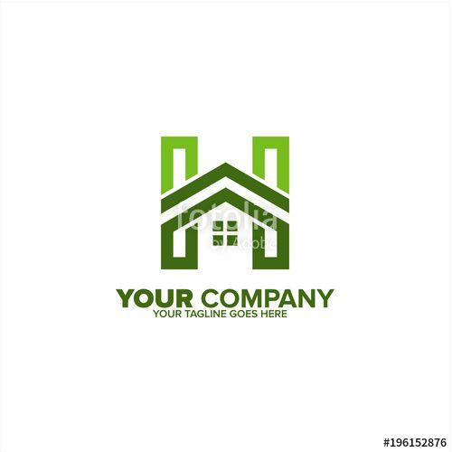 H Construction Logo - Letter H and M Real Estate icon, Construction logo icon, Real estate ...
