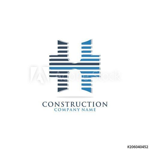 H Construction Logo - H construction logo - Buy this stock vector and explore similar ...