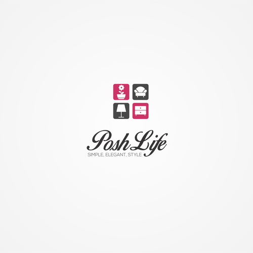 Posh Life Logo - Need stylish, sophisticated Logo for new home furnishing, decor