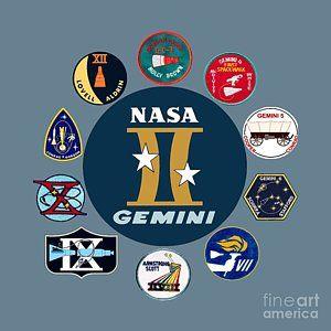 NASA Gemini Logo - Project Gemini Posters. Fine Art America