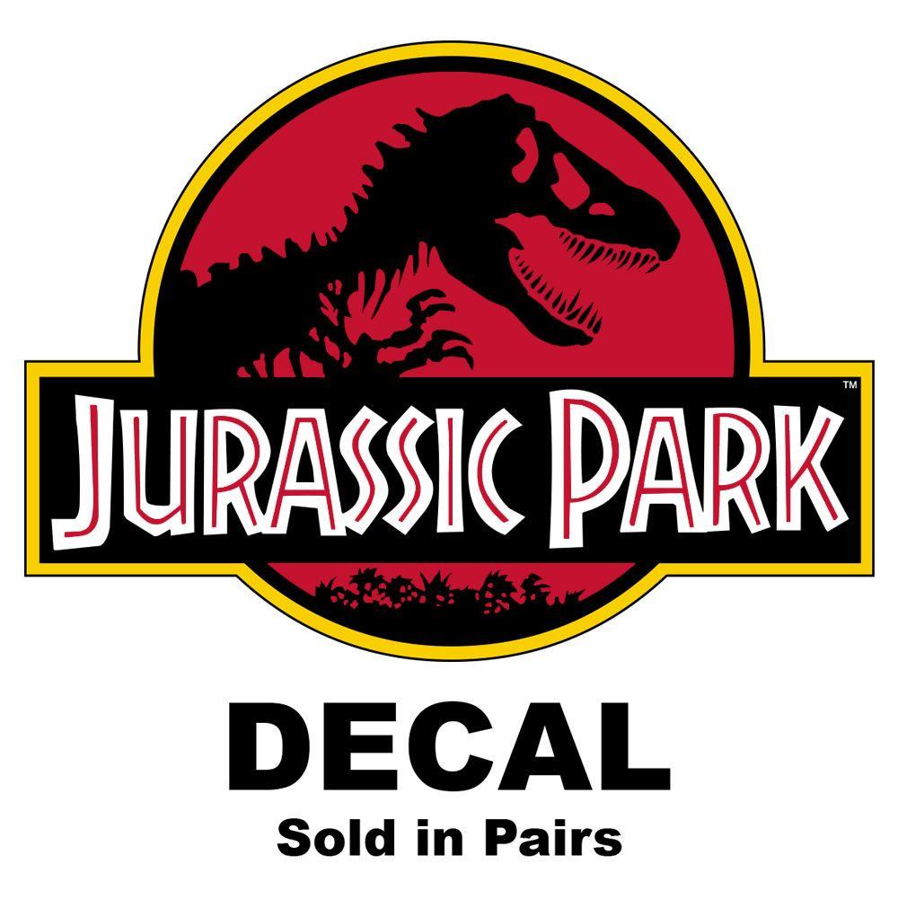 Jurassic Park Logo - Jurassic Park Logo Decals (pair) – JP Gear