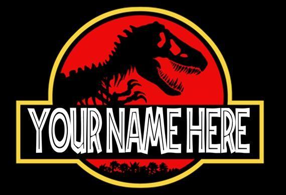 Jurassic Logo - Jurassic Park Personalized Logo | Etsy