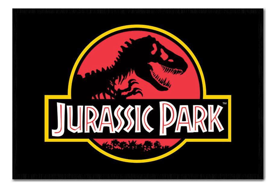 Jurassic Park Logo - Jurassic Park Classic Logo Poster Framed Cork Pin Board With Pins