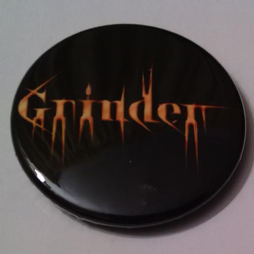 Grinder Logo - Grinder - Logo (Badge) – Todestrieb Records UK Black Metal Distro Shop