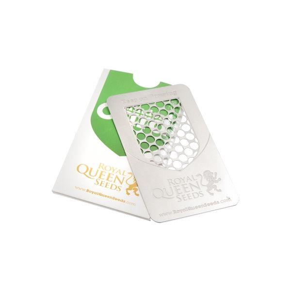 Grinder Logo - Cannabis Card Grinder with RQS Logo RQS Merchandise