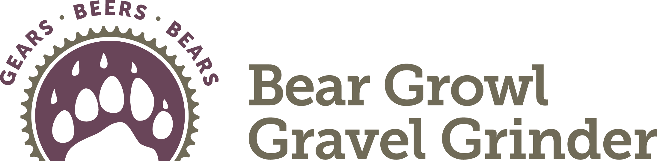 Grinder Logo - Bear Growl Gravel Grinder