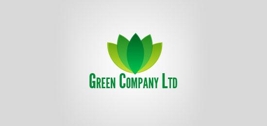Company with Green Flower Logo - Amazing Flower Inspired Logos