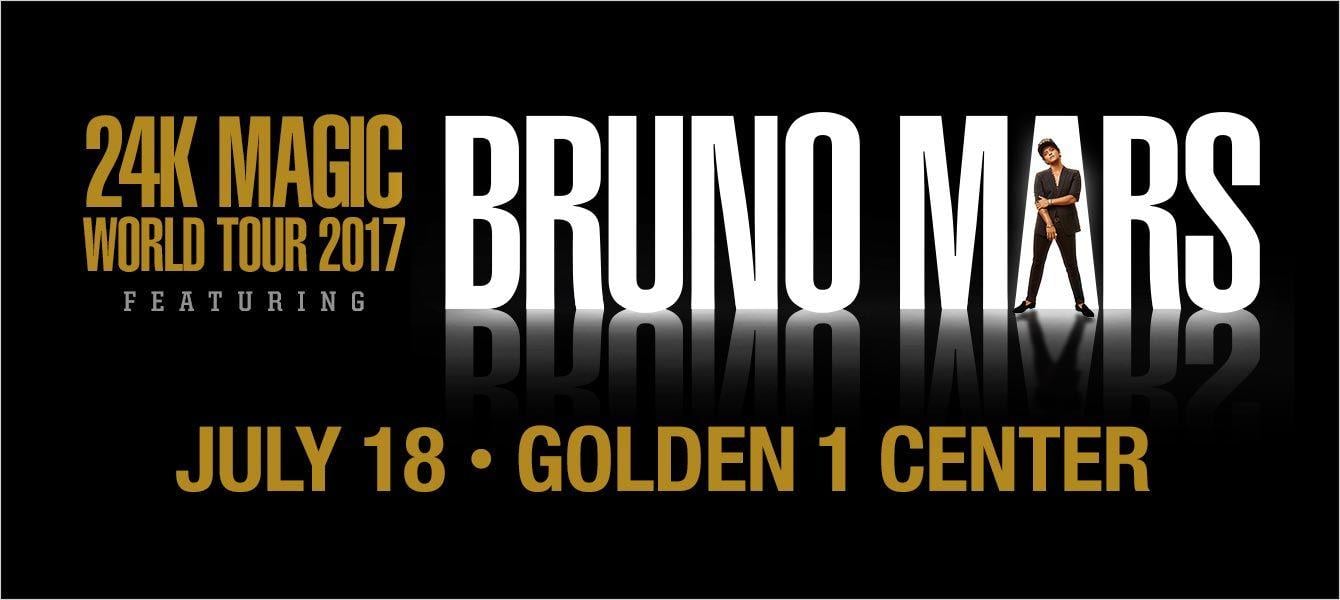 Golden 1 Logo - Bruno Mars | Golden1Center