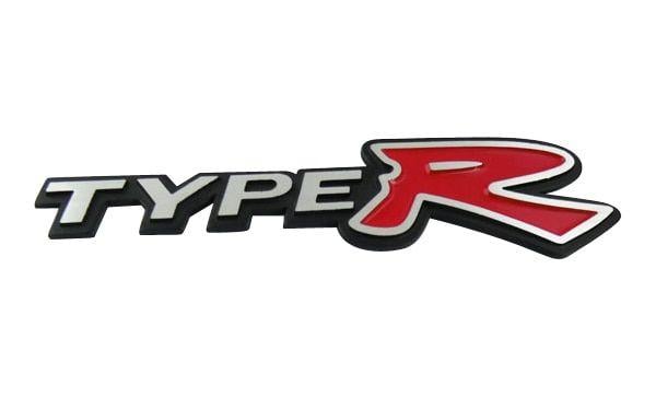 Typer Civic Logo - 3D Aluminum Alloy Auto TYPE R for CIVIC Si ACCORD Emblem Badge ...