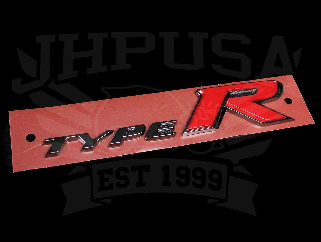 Typer Civic Logo - Honda Type R Rear Emblem Type R FK8