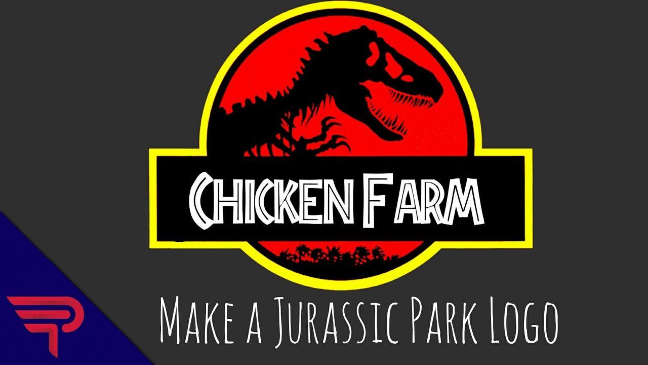 Jurassic Logo - How to make a Custom Jurassic Park Logo! - YouTube