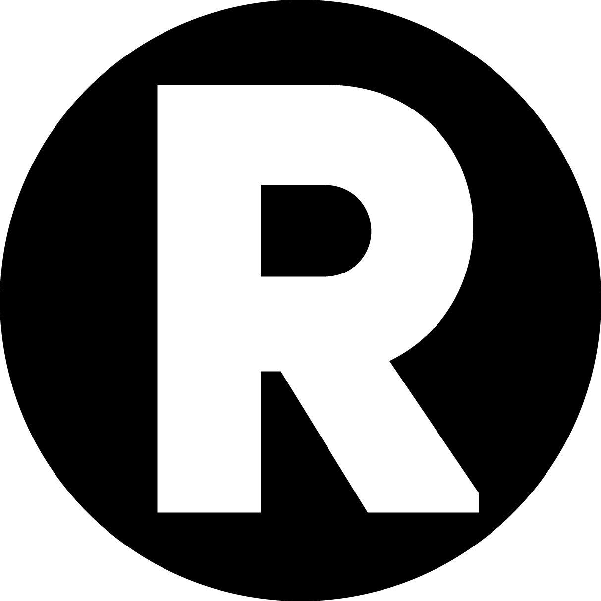 White Red R Logo - Red r Logos