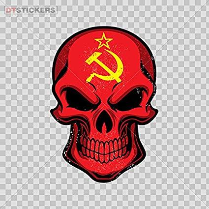Red Skull Logo - Amazon.com: Hobby Vinyl Decal Soviet Union Flag Red Skull Hobby ...