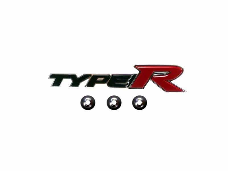 Typer Civic Logo - Genuine Honda Civic Type R FN2 Front 'Type R' Grille Badge & Fixings