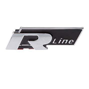 White Red R Logo - Black Red R Line Car Grille Chrome Badge Emblem Sticker For Car