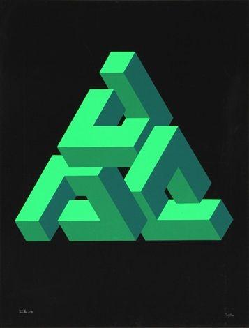 Green Pyramid Logo - Untitled Green pyramid by José María Yturralde on artnet