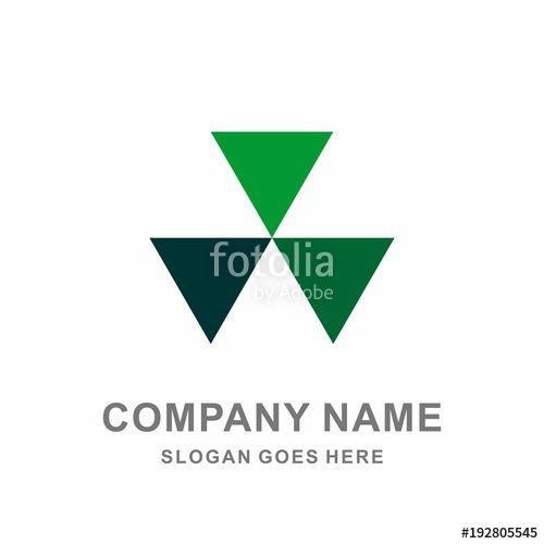 Green Pyramid Logo - Company Logo Design Template Symbol Pyramid Icon Recycle Vector ...