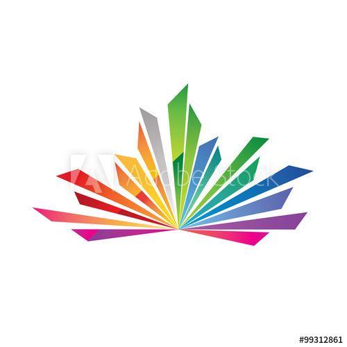 Colorful Diamond Logo - Colorful Diamond Spark Logo this stock vector and explore