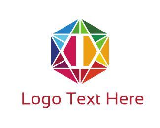 Colorful Diamond Logo - Logo Maker - Customize this 