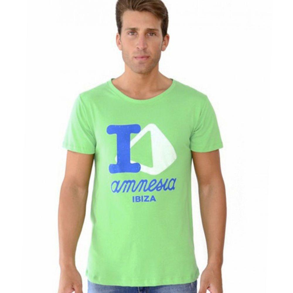 Green Pyramid Logo - OFFICIAL Amnesia Ibiza Club Love Men's T-shirt Lime GREEN Pyramid ...