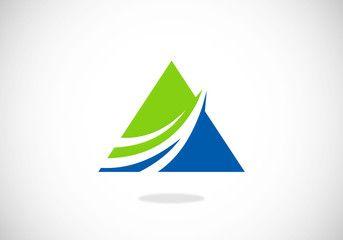Green Pyramid Logo - finance arrow circle business vector logo - Buy this stock vector ...
