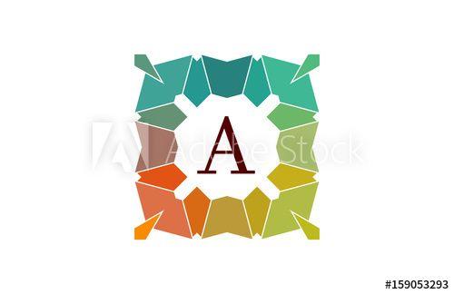 Colorful Diamond Logo - A colorful letter Diamond logo - Buy this stock vector and explore ...