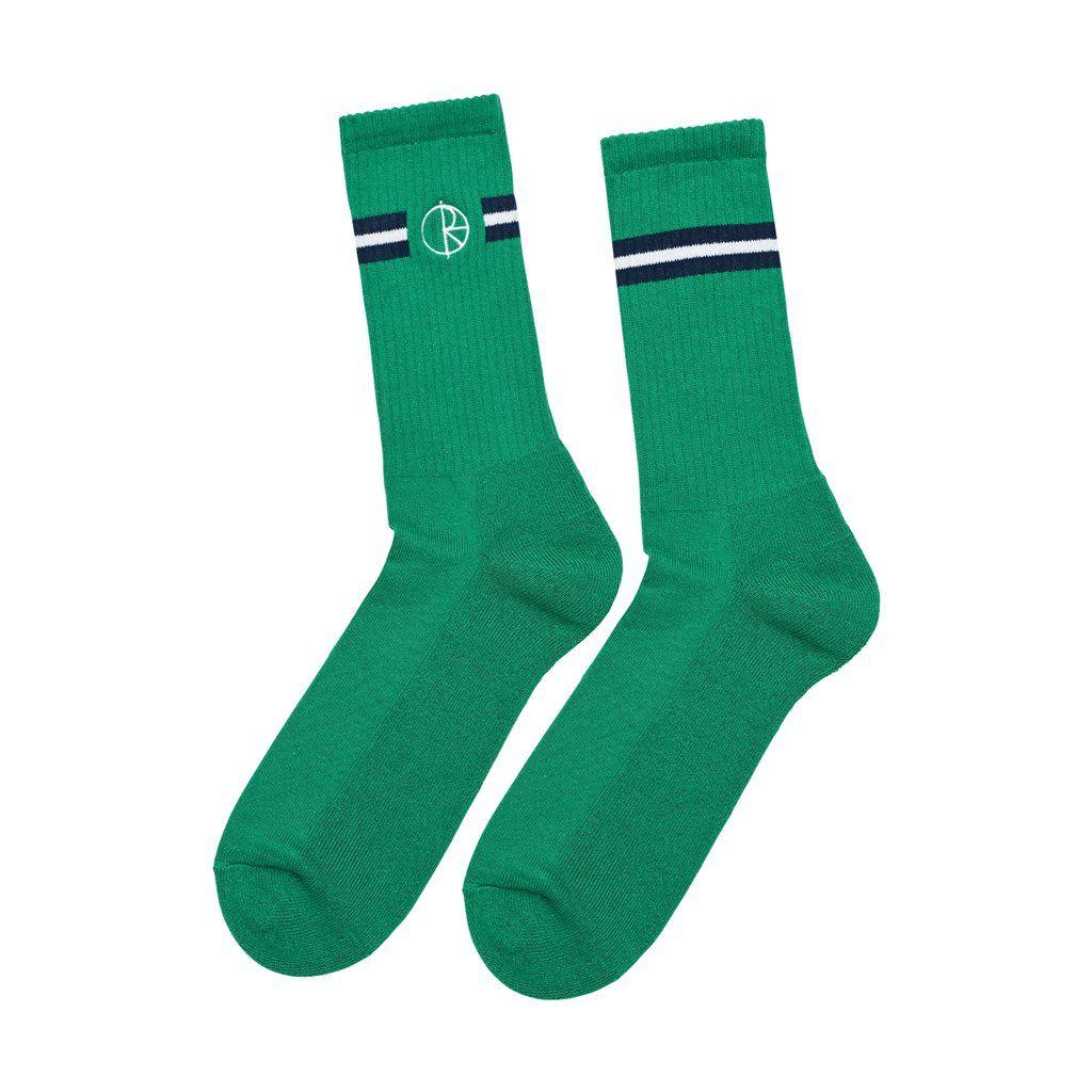 Green Pyramid Logo - Polar Stroke Logo Socks