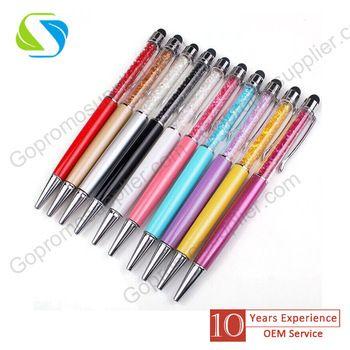 Colorful Diamond Logo - Promotional Colorful Gift Diamond Crystal Pen With Logo - Buy Gift ...