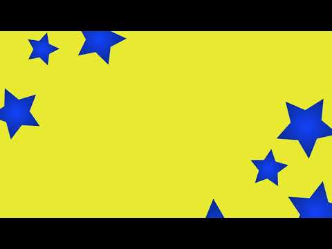 Blue Star with Yellow Background Logo - Blue stars over yellow background - YouTube