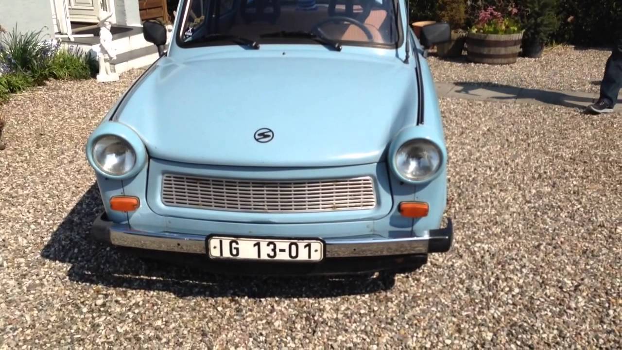 Old German Car Logo - Trabant Engine Running East German Car