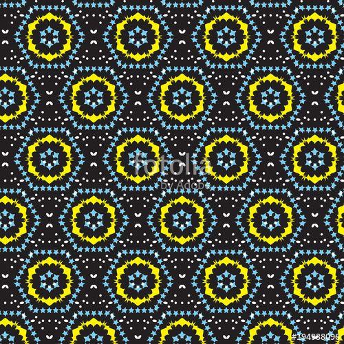 Blue Star with Yellow Background Logo - blue star hexagon line and yellow hexagon shape with white dot ...