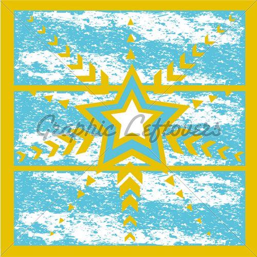 Blue Star with Yellow Background Logo - Yellow And Blue Star Grunge Background · GL Stock Images