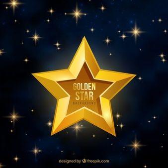 Blue Star with Yellow Background Logo - Star Vectors, Photo and PSD files