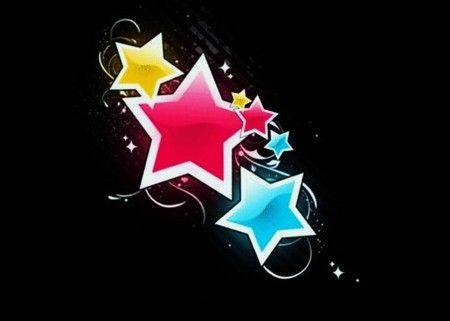 Blue Star with Yellow Background Logo - Star Wallpaper and CG & Abstract Background Wallpaper