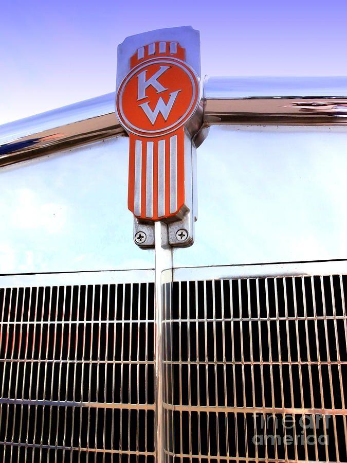 Kenworth Grill Logo - Kenworth Insignia And Grill Photograph