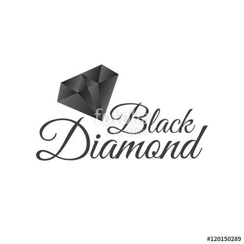 Black Diamond Logo - Black diamond creative logo design vector