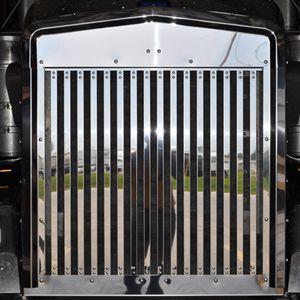 Kenworth Grill Logo - Kenworth w900L stainless steel grill w/16 vertical bars