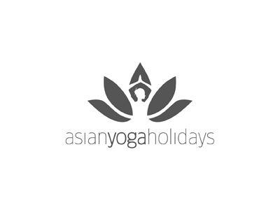 Yoga Flower Logo - Asian Yoga Holidays | Lovely_Yoga | Logo design, Yoga logo, Logos