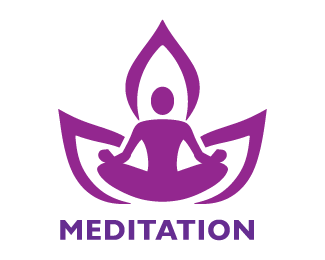 Meditation Logo - MEDITATION Designed