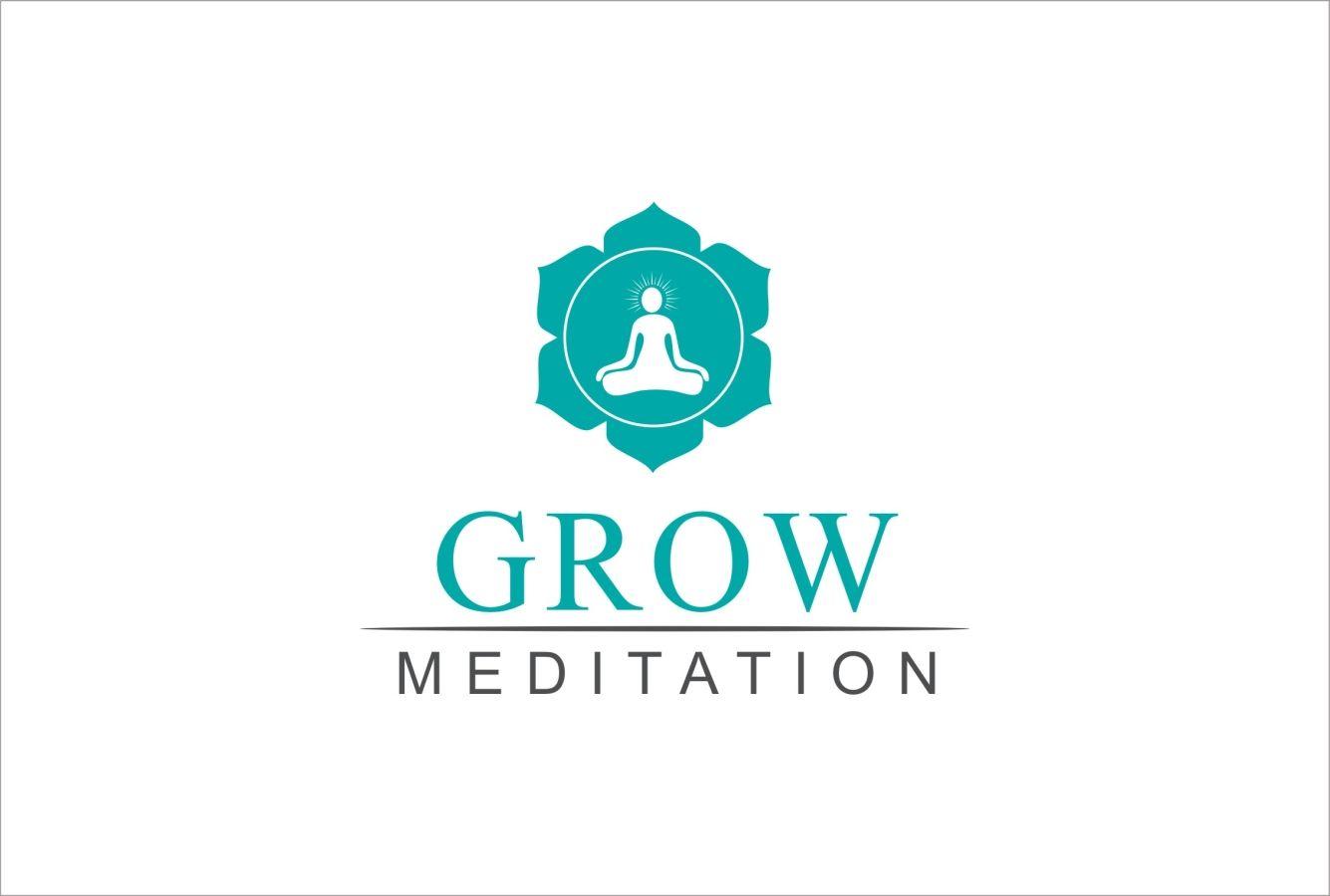 Meditation Logo - Elegant, Playful, Religious Logo Design for GROW Meditation