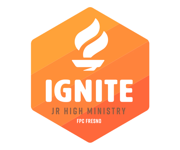 Orange Ministry Logo - IGNITE Jr. High Ministry. First Presbyterian Church of Fresno